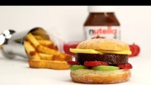 'How to Make a Nutella Burger | Eat the Trend'