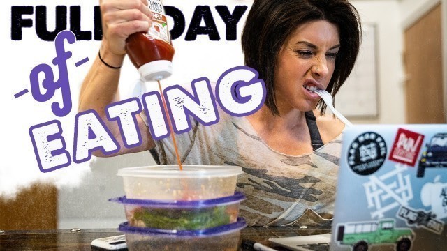 'BODY BUILDER FULL DAY OF EATING (Intermittent Fasting)'