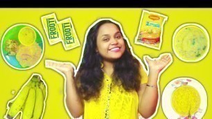 'I Only Ate YELLOW FOOD For 24 Hrs || Yellow Food Challenge || Happy Pooh'