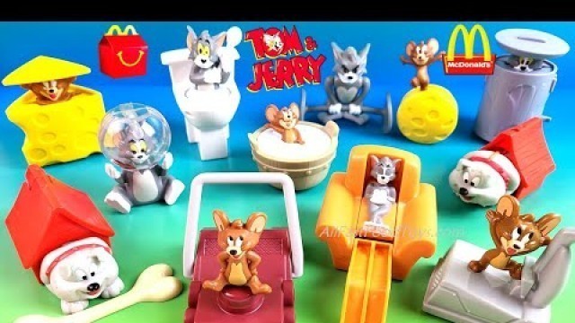 'TOM & JERRY McDONALD\'S HAPPY MEAL TOYS COMPLETE WORLD SET 12 MOVIE COLLECTION UNBOXING REVIEW 2021'