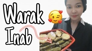 'HOW TO MAKE WARAK INAB/ARABIC FOOD/OFW/Inday Michelle'