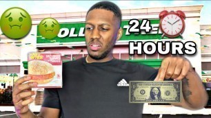 'EATING DOLLAR TREE FOOD FOR 24 HOURS'