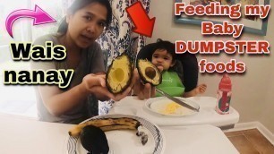 'DUMPSTER DIVING FOODS FEEDS MY BABY | WAIS NANAY INDAY RONING'