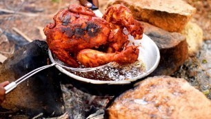 'Fried Whole Chicken Eating Delicious | Food Tech'