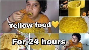 '#BENGALIVLOG - I ATE ONLY YELLOW FOOD FOR 24 HOURS'