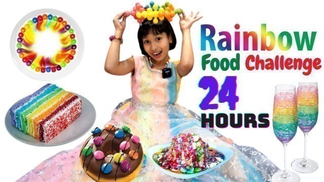 'I only ate RAINBOW Food for 24 hours | #LearnWithPari'