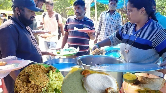'Best and Tasty Roadside breakfast | thaja street food | Bangalore food'