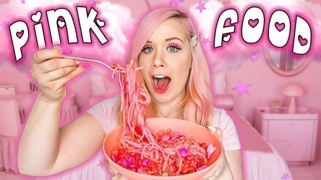 'I ONLY ate PINK food for 24 HOURS'