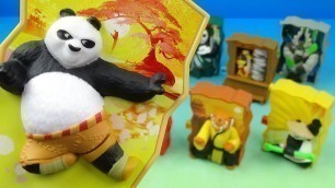 '2016 Kung Fu Panda 3 set of 8 McDonalds Happy Meal Kids Movie toys Video Review'