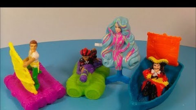 '1991 McDONALD\'S \"HOOK\" SET OF 4 HAPPY MEAL KID\'S TOY\'S VIDEO REVIEW'