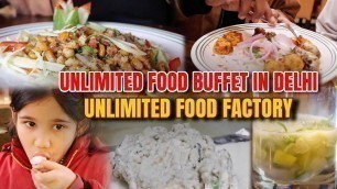 'Unlimited Food Buffet In Delhi | Unlimited Food Factory | Delhi Unlimited Food'