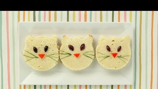 '5 Cute Lunch Box Sandwich Ideas'