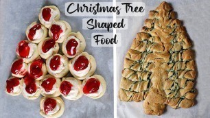 'EASY Christmas Food Ideas! Tree Shaped Holiday Recipes (Appetizers)'