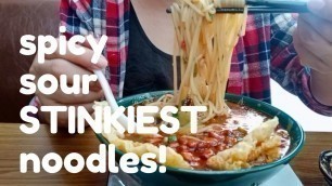 'Snail Noodles | sour, spicy, stinky | viral noodles | China street food'