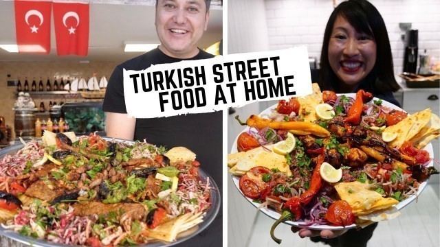 'TURKISH STREET FOOD at home | Cooking a kebab platter fit for a king | Making Istanbul street food'