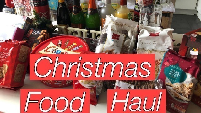 'CHRISTMAS FOOD HAUL | food ideas for Christmas'
