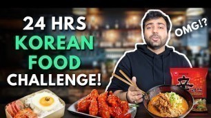 '24 Hours Korean Food Challenge | The Urban Guide'