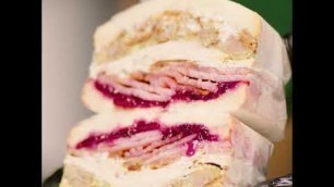 'The Ultimate Christmas Sandwich - Leftovers Christmas Sandwich - Easy tasty Christmas food ideas UK'