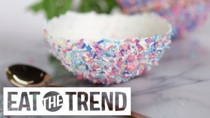 'Sprinkles-Covered Edible Ice Cream Bowls | Eat the Trend'