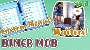 'Custom Diner Mod | The Sims 3'