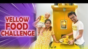 'Aadya Ke Sath Yellow Food Challenge | Littleglove |'