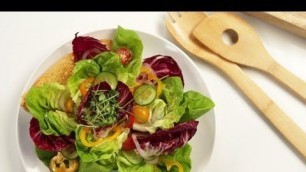 'The Art of Plating a Garden Salad | Food How To'