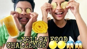 'We ate only yellow food for 24hrs