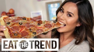 'How to Make a Giant Pizza Slice | Eat the Trend'