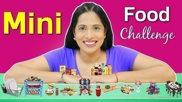 '24 Hours Mini Food Eating Challenge | ShrutiArjunAnand'