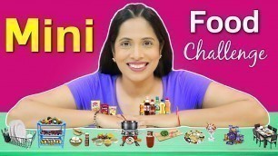 '24 Hours Mini Food Eating Challenge | ShrutiArjunAnand'