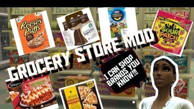 'Sims 4 Grocery Mod (edible food for sims!)'