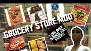'Sims 4 Grocery Mod (edible food for sims!)'