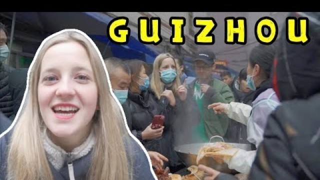 'UNSEEN Chinese Street Food BREAKFAST & LUNCH TOUR  IN DEEP Guizhou,  CHINA'