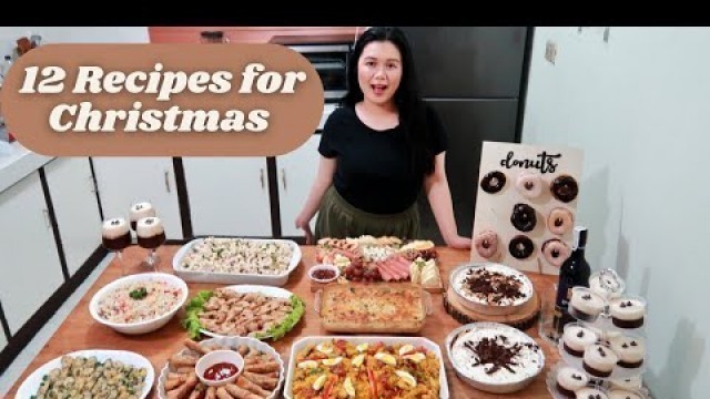 '12 Recipes for Christmas | w/ mini Dessert Section'