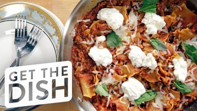 'One-Pot Skillet Lasagna Recipe | Get the Dish'