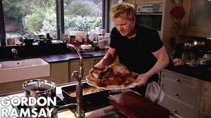 'CHRISTMAS RECIPE: Roasted Turkey With Lemon Parsley & Garlic | Gordon Ramsay'