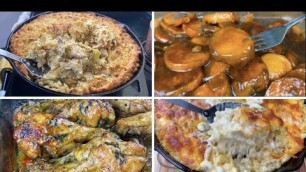 'SOUL FOOD! Smothered Turkey Wings  Cornbread Chicken n\' Dressing  Baked Candied Yams Mac n\' Cheese 