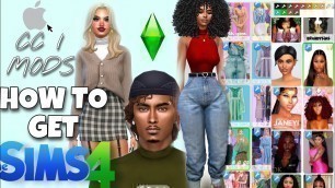 'How to Download Mods & Custom Content in The Sims 4 FOR MAC *EASYY* (2022)'