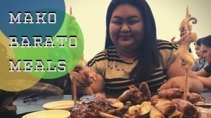 'MAKO BARATO MEALS with Bisaya Vlogger | Food Vlog Review | SRP Cebu | Inday D Vlogger'