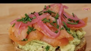 'Avocado Toast w. Smoked Salmon Recipe | Quick & Easy 5-Minute Meal | POPSUGAR Food'
