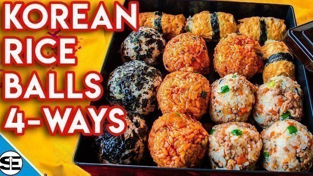 'Korean Rice Balls - 4 New Ways To Enjoy Jumeok Bap!'