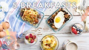 '5 Make-Ahead Breakfast Bowls Mon-Fri 