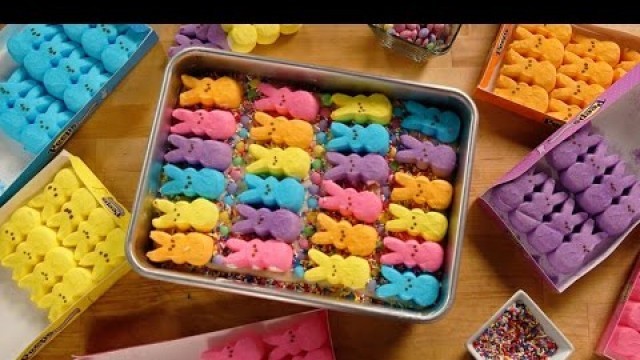 'How to Make the Easter Peeps Cookie Bars with My Cupcake Addiction'