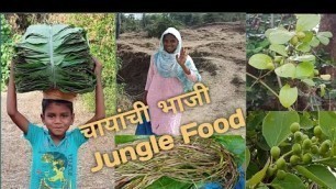 'चायांची भाजी //Chayanchi Bhaji//Jungle Food//Trible food //