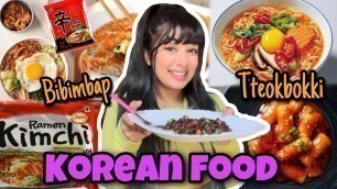'I Only Ate *KOREAN FOOD* 