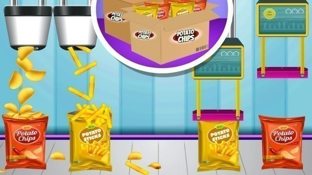 'Potato Chips Food Factory – Crispy Snacks Maker Android Gameplay 