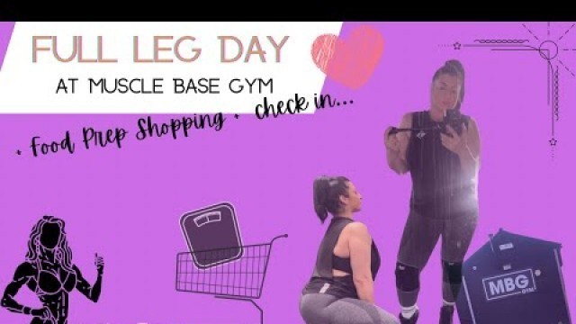 'Food prep shopping, Muscle Base Gym & Check in… Bodybuilding Journey #myfitnessjourney #gymlife'