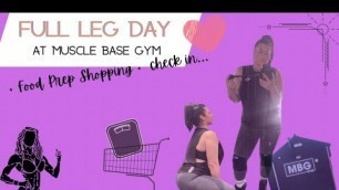 'Food prep shopping, Muscle Base Gym & Check in… Bodybuilding Journey #myfitnessjourney #gymlife'