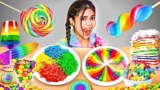 'I only ate RAINBOW Food for 24 hours!! *Yummm*