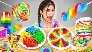 'I only ate RAINBOW Food for 24 hours!! *Yummm*